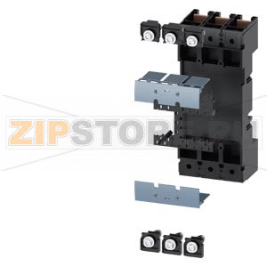 plug-in unit complete kit accessory for: circuit breaker, 3-pole 3VA6 400 Siemens 3VA9343-0KP00 