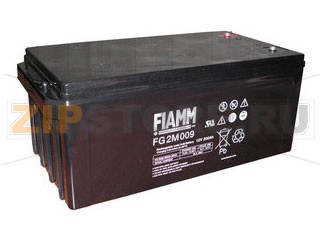 FIAMM FG 2М009 Герметичные необслуживаемые аккумуляторы (АКБ) FIAMM FG 2М009 Напряжение - 12 В; Емкость - 200 Ач; Габариты: длина 520 мм, ширина 260 мм, высота 204 мм, вес: 68 кг