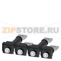 REAR CONNECTION STUDS FLAT 4 PCS. ACCESSORY FOR: 3VA5/6 400/600 Siemens 3VA9474-0QE00
