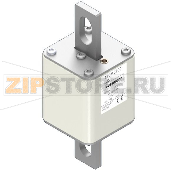 Предохранитель, 1000 A, AC 1000 В, 100 кА, size 2, 61x77x160 мм, aR, IEC UL Eaton FUSE 1000A 1 