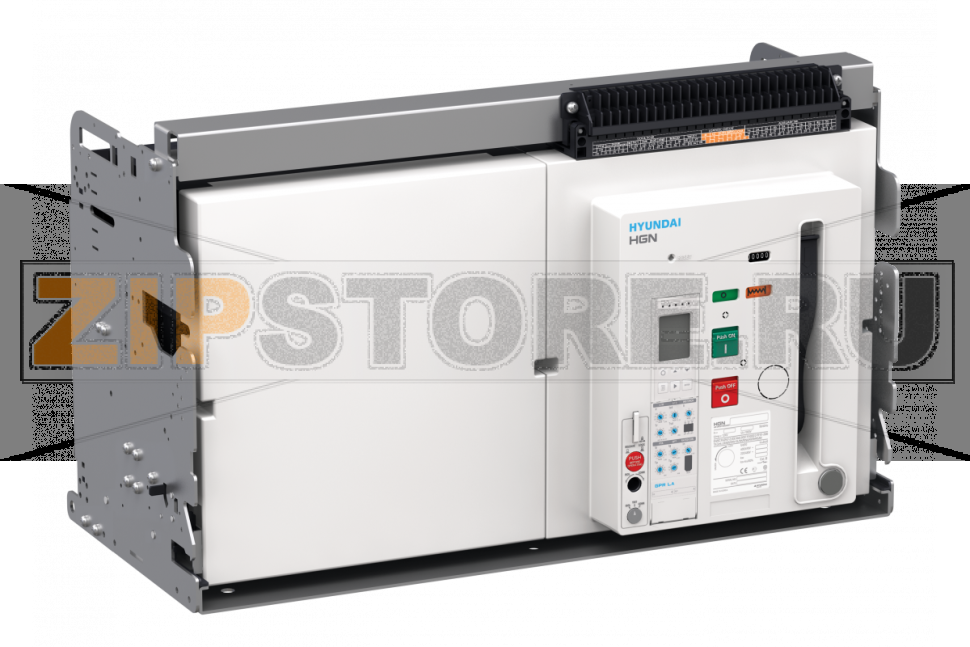 Выключатель воздушный 6300 А, 3 полюса, 150 кА Hyundai Electric HGN63D3VM2C2S254XABAGAMB6BARU 