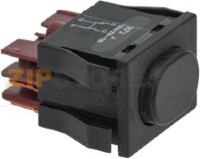 ЧЕРНЫЙ ДВУПОЛЮСНЫЙ ПЕРЕКЛЮЧАТЕЛЬ 12А 250В