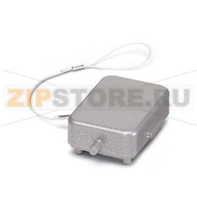 Защитная крышка HEAVYCON Phoenix Contact HC-B 6-SD-FLU/FS-AL тип B6, для нижних частей корпусов с одной защелкой, со шнуром, IP65, алюминиевая.Минимальный заказ: 10 шт.Упаковка: 10 шт.