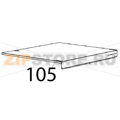 Bakerlux cheflux cover Unox XB 895 Bakerlux cheflux cover Unox XB 895Запчасть на деталировке под номером: 105