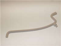 TUBE, WHITE VINYL, MOLDED