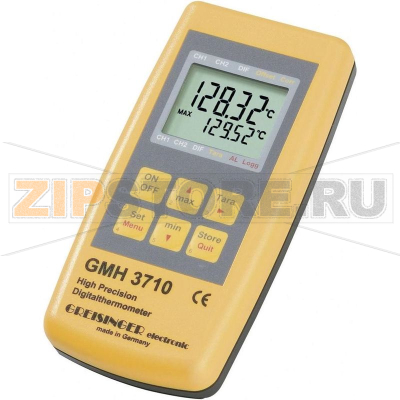 Термометр цифровой, высокоточный, от -199.99 до +850°C, тип датчика: Pt100 Greisinger GMH 3710 