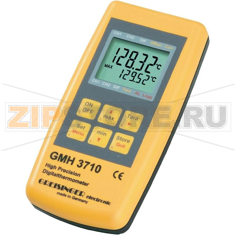 Термометр цифровой, высокоточный, от -199.99 до +850°C, тип датчика: Pt100 Greisinger GMH 3710 