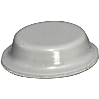 Ножка приборная 12.7х3.5 мм, клейкая, серая, 1 шт Toolcraft PD2125G