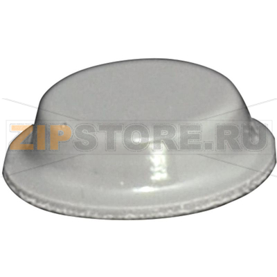 Ножка приборная 12.7х3.5 мм, клейкая, серая, 1 шт Toolcraft PD2125G 