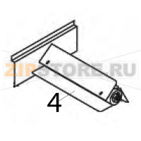 Media supply spindle 3 inch ID media core Zebra 96XiIII Plus
