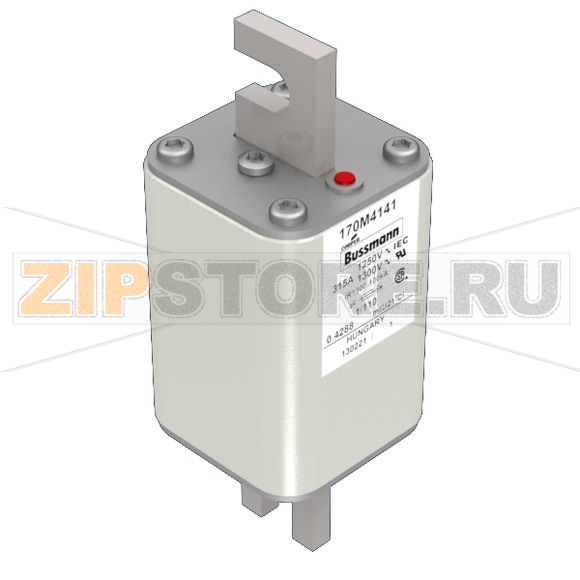 Предохранитель, 315 A, AC 1250 В, 100 кА, size 1, 53x66x138 мм, aR, DIN, IEC Eaton FUSE 315A 12 