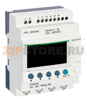 Реле компактное 240 В, 10 вх/вых Schneider Electric SR2A101FU 