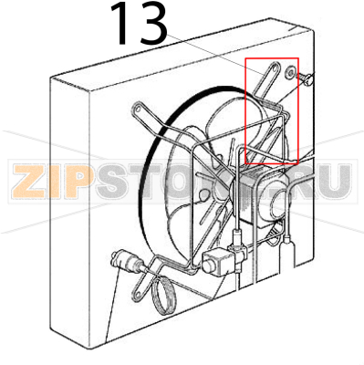 Ventola Scotsman MV 600 Ventola Scotsman MV 600Запчасть на деталировке под номером: 13