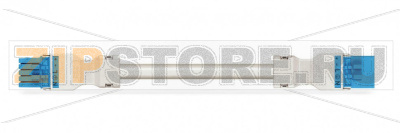 Кабель межблочный; Eca; розетка - штекер; 5-полюсов; код. I; H05VV-F 5G 1,5 мм; 1 м; 1,50 mm; синие Wago 891-8985/006-102 Protected against mismating and maintenance-freeLow profile with 4.4 mm pole spacing...