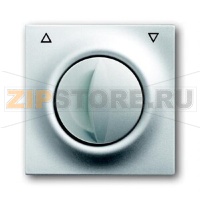 Плата центральная с поворотной ручкой, серебристая ABB 2CKA001753A0033