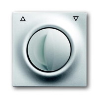 Плата центральная с поворотной ручкой, серебристая ABB 2CKA001753A0033