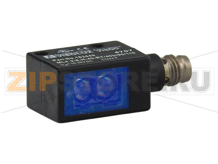 Диффузный датчик Background suppression sensor ML4.2-8-H-40-RT/40b/95/110 Pepperl+Fuchs Описание оборудованияTriangulation sensor with background suppression for complex applications, miniature design, 40&nbspmm detection range, red light, light/dark on, push-pull output, M8 plug