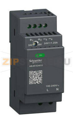 Блок питания модульный 24 В, 30 Вт Schneider Electric ABLM1A24012 