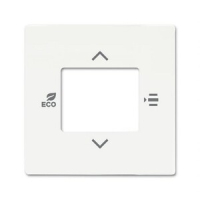 Накладка на терморегулятор, 6109/03-884-500, белый бархат ABB 2CKA006155A0064