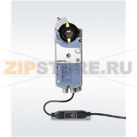 GIB161.1E/MO - Привод воздушной заслонки поворотного типа, AC 24 В, Modbus RTU, 35 Нм, 150 с без пружинного возврата Siemens GIB161.1E/MO