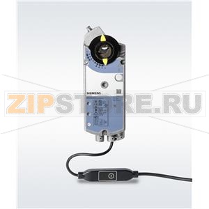 GIB161.1E/MO - Привод воздушной заслонки поворотного типа, AC 24 В, Modbus RTU, 35 Нм, 150 с без пружинного возврата Siemens GIB161.1E/MO 