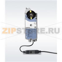GIB161.1E/MO - Привод воздушной заслонки поворотного типа, AC 24 В, Modbus RTU, 35 Нм, 150 с без пружинного возврата Siemens GIB161.1E/MO