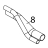 Tray pipe Fagor LA-18 TP2 E