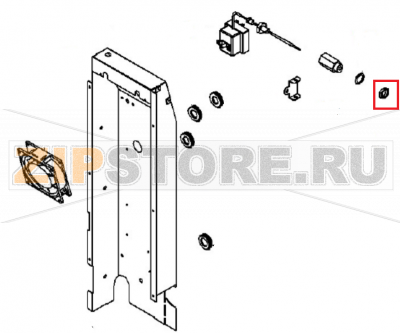 Locknut M16x1.5 Angelo Po FX61E3   Locknut M16x1.5 Angelo Po FX61E3Запчасть на 