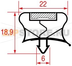 УПЛОТНИТЕЛЬ ВСТАВНОЙ 2000 ММ 
