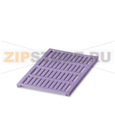 Маркировка для проводов Phoenix Contact UC-WMCO 1,6 (21X3) VT Пластина, фиолетовый, без маркировки, маркируется с помощью: Bluemark, Plotter, BLUEMARK CLED, Тип монтажа: Надевание, Диаметр кабеля: 1,3-1,6 мм, Размер маркировочного поля: 21 х 3 мм.Минимальный заказ: 10 шт.Упаковка: 10 шт.