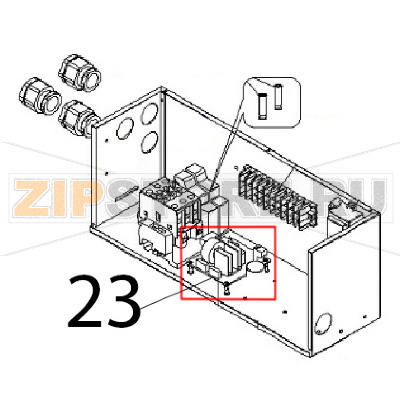 Part. module Angelo Po IA51 Part. module Angelo Po IA51Запчасть на деталировке под номером: 23