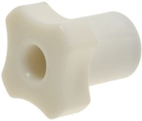 KNOB SHORT WHITE 30 mm