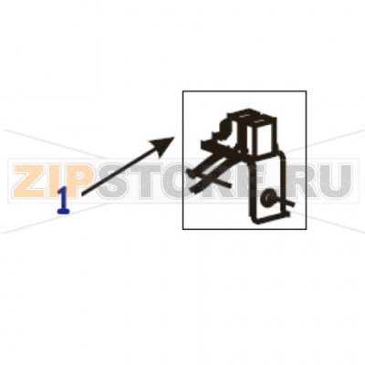 Сенсор открытия печатающей головки принтера Zebra 170 XiIII Plus Датчик открытия печатающей головки для термопринтера Zebra 170 XiIII PlusЗапчасть на сборочном чертеже под номером: 1Количество запчастей в комплекте: 1Название запчасти Zebra на английском языке: 140, 170, 220 Kit Head Open Sensor