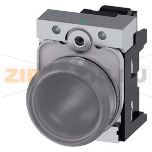 СВЕТОВОЙ ИНДИКАТОР, 22MM, КРУГЛЫЙ, МЕТАЛЛИЧЕСКИЙ ГЛЯНЦЕВЫЙ, ПРОЗРАЧНЫЙ МАТОВЫЙ РАССЕИВАТЕЛЬ, С ДЕРЖАТЕЛЕМ, МОДУЛЬ ПОДСВЕТКИ С ИНТЕГРИРОВАННЫМ СВЕТОДИОДОМ 230V AC,  ПРУЖИННЫЕ КЛЕММЫ, С ГРАВИРОВКОЙ ЛАЗЕРОМ, UPPER CASE Siemens 3SU1156-6AA70-3AA0-Z&amp;nbsp;Y11 