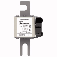 Предохранитель, 63 A, AC 690 В, 200 кА, DIN 1, 45x59x104 мм, aR, DIN, IEC Eaton FUSE 63A 690V 1