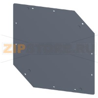 SIVACON, Roof, for corner cabinet IP55, T: 400 mm, zinc-plated Siemens 8MF1004-2UE11-0A
