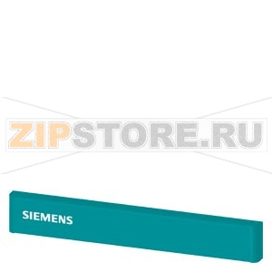 SIVACON, trim strip, W: 400 mm, above the door with Siemens logo, Petrol Siemens 8MF1040-2CD10 