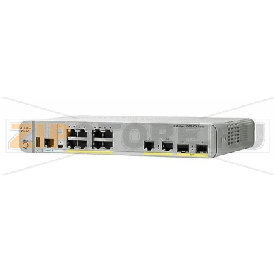 Коммутатор 8xGE (PoE+), 2xGE, 2xSFP, IP Base Cisco WS-C3560CX-8PC-S 