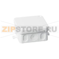Коробка распределительная 75х75 мм, квадратная, IP65, белая ABB 2TKA140010G1