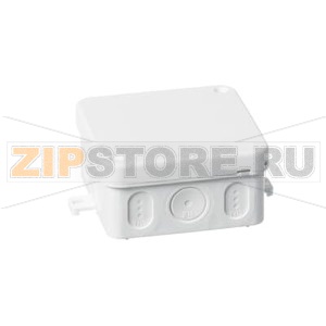 Коробка распределительная 75х75 мм, квадратная, IP65, белая ABB 2TKA140010G1 