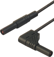 Провод испытательный 0.25 м, 32 A, 1000 В/AC/DC, черный Hirschmann 934079100