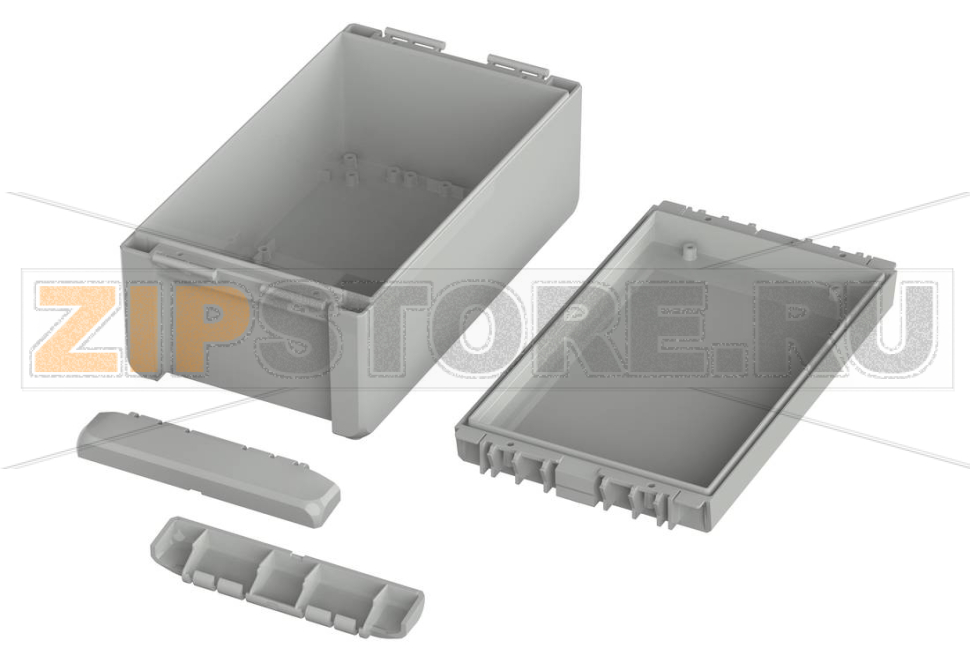 Корпус, 231x125x90 мм, поликарбонат UL 94 V0, одноцветный Bopla B 221309 PC-V0 7035 