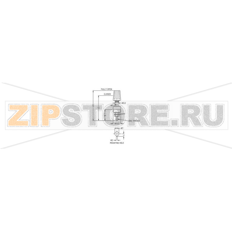 Зажим полюсный TP/1, 15 А, красный, 1 шт Cliff CL1506 