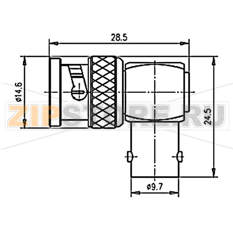 Разъем BNC, 1 шт Telegärtner J01004A0617 
