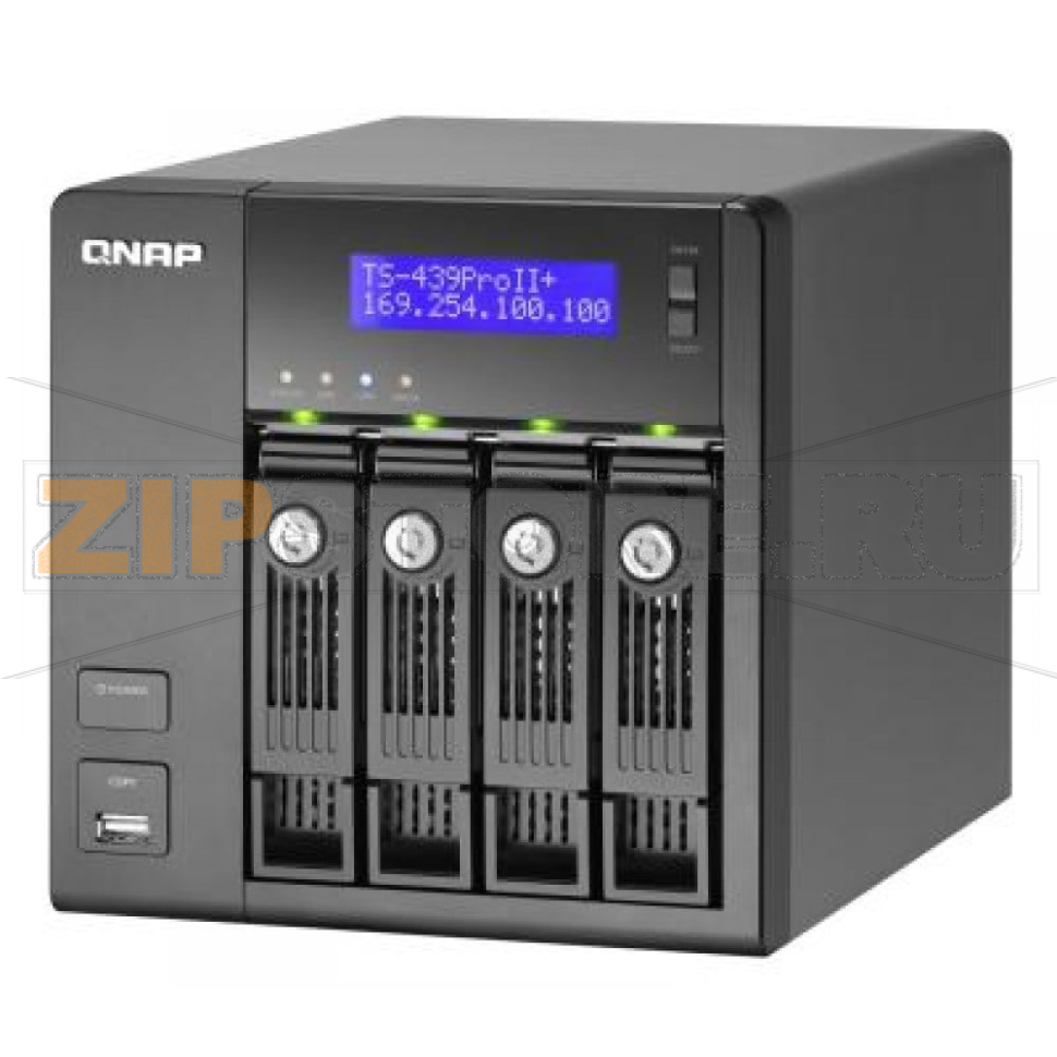 Накопитель сетевой QNAP TS-439PRO-II-PLUS 