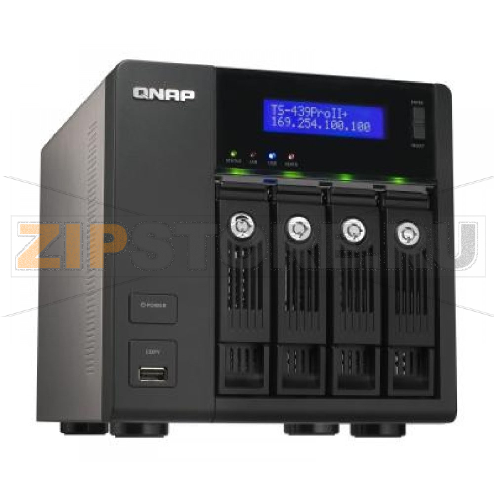 Накопитель сетевой QNAP TS-439PRO-II-PLUS 