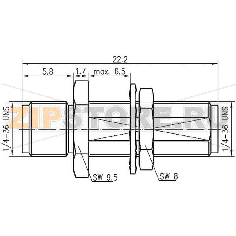 Разъем SMBA, гнездо SMA, 1 шт Telegärtner J01154A0041 