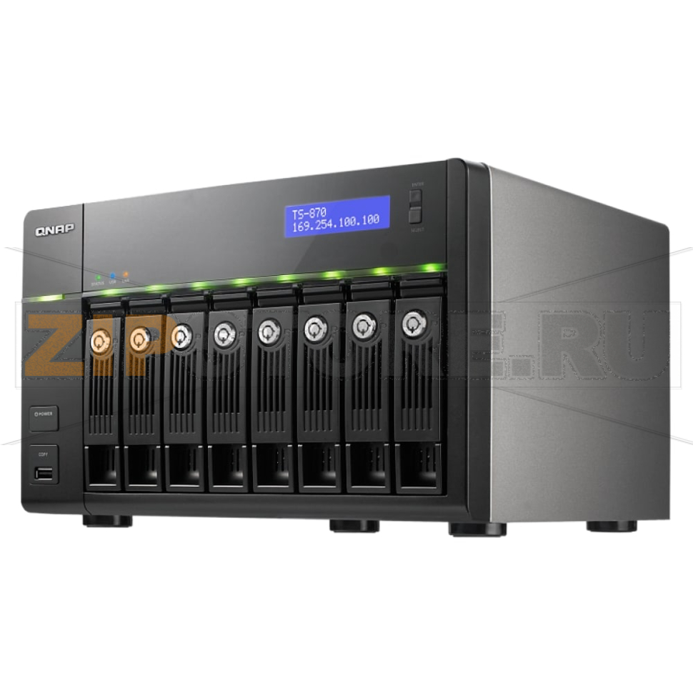 Накопитель сетевой QNAP TS-870 