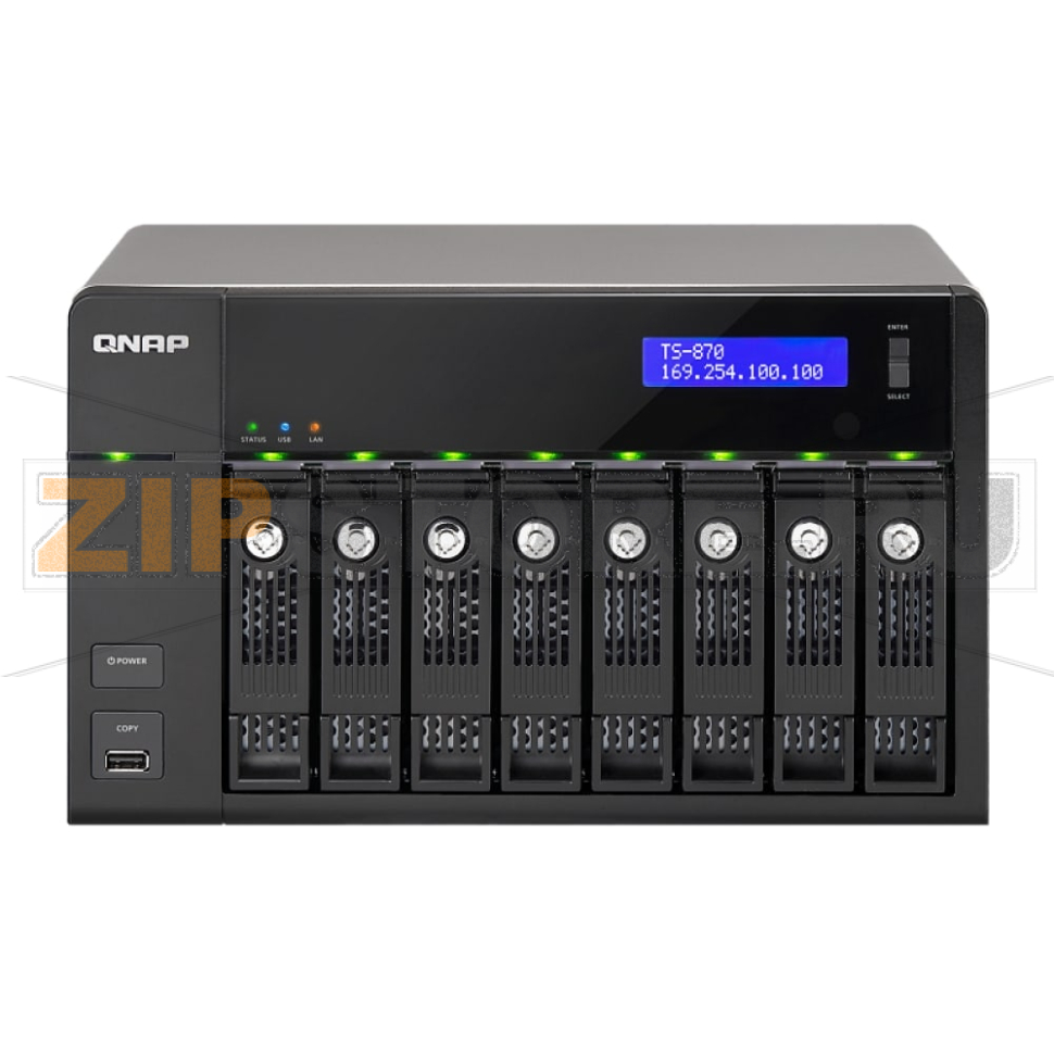 Накопитель сетевой QNAP TS-870 