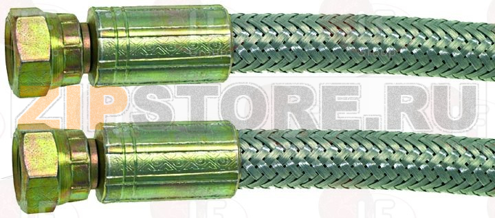 TUBO FLESSIBILE OLEODINAMICO 1/4"x800 mm 